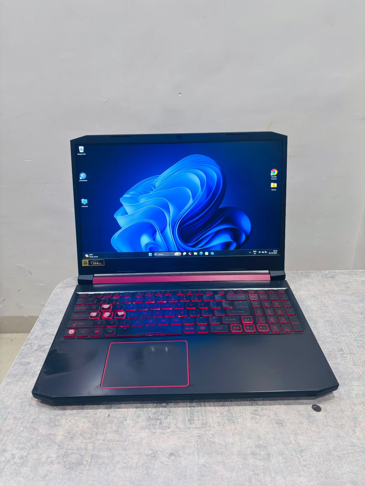 (8)Acer  Nitro AN515-54 | Core i5 9th H Series | 8GB Ram | 256GB SSD | With Bill / Bag / Charger / Keyboard / Mouse / Cleaning Gel