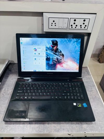 (142) Lenovo Gaming Laptop | Core i7 4th Gen HQ | 8GB RAM | 256GB SSD | NVIDIA GeForce GTX 4GB Dedicated | With Bill / Bag / Charger / Keyboard / Mouse / Cleaning Gel