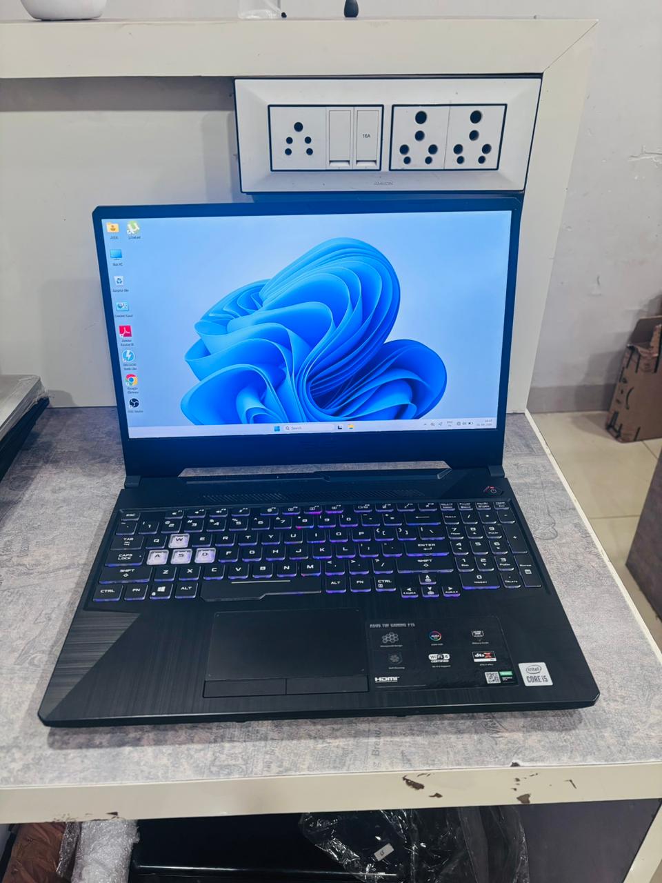 (150) ASUS TUF Gaming | Core i5 10th Gen | 8GB RAM | 512GB NVMe SSD | NVIDIA GeForce GTX 4GB Dedicated + 7.9GB Shared | With Bill / Bag / Charger / Keyboard / Mouse / Cleaning Gel