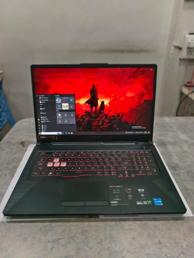 (174) ASUS TUF Gaming F17 | Core i5 11th Gen | 16GB RAM | 512GB SSD | NVIDIA GeForce RTX 2050 4GB (7.9GB Total) | With Bill / Bag / Charger / Keyboard / Mouse / Cleaning Gel