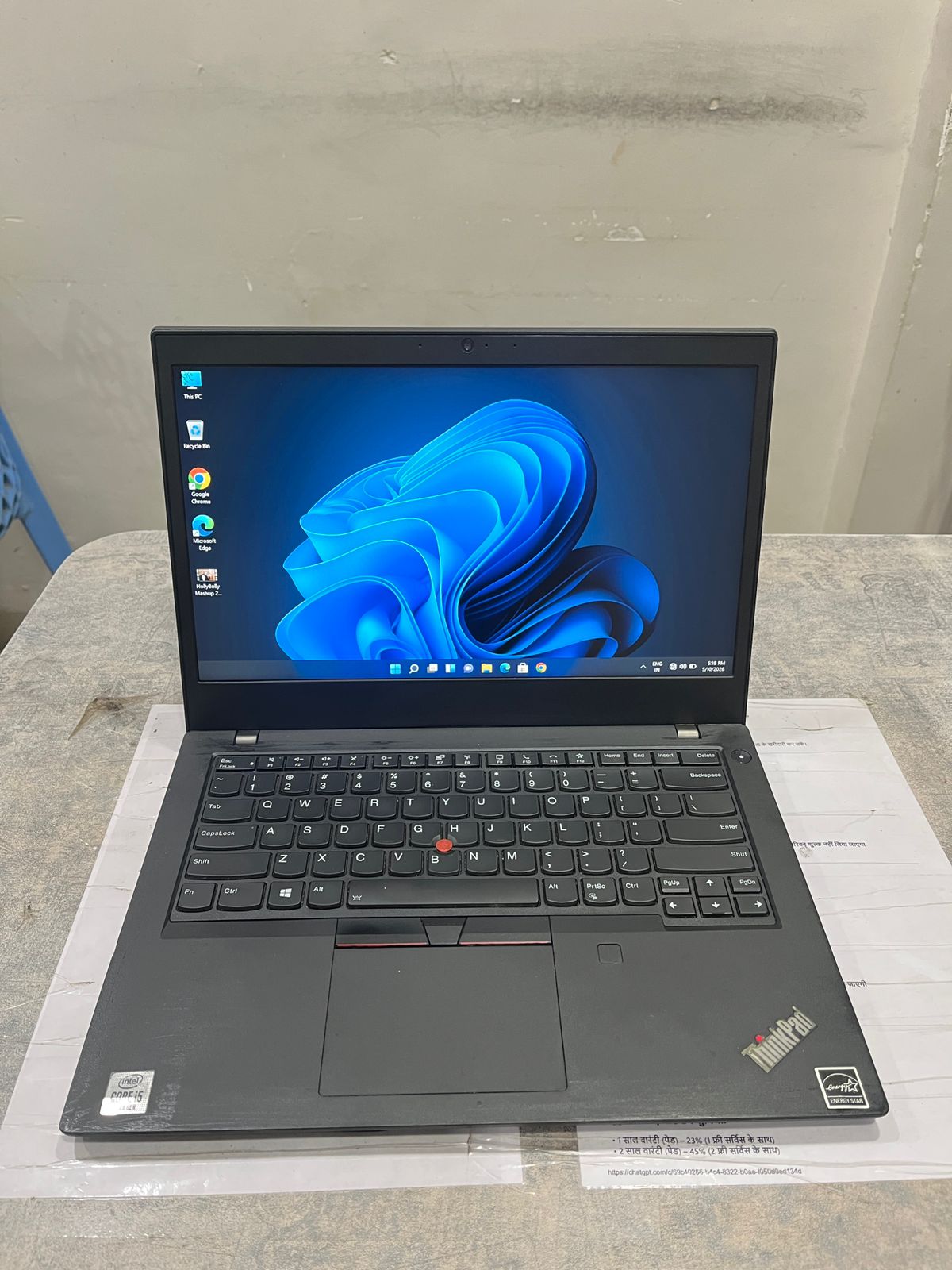 Lenovo ThinkPad Refubrished Laptop