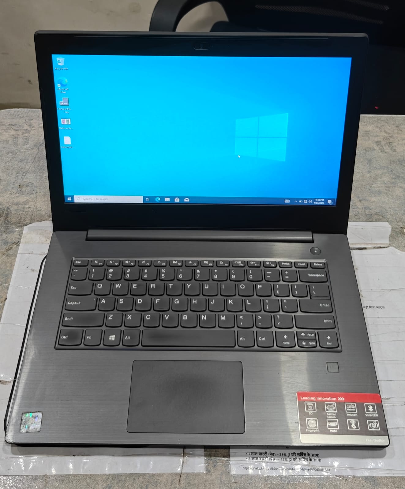 Lenovo 81BO refubrished laptop