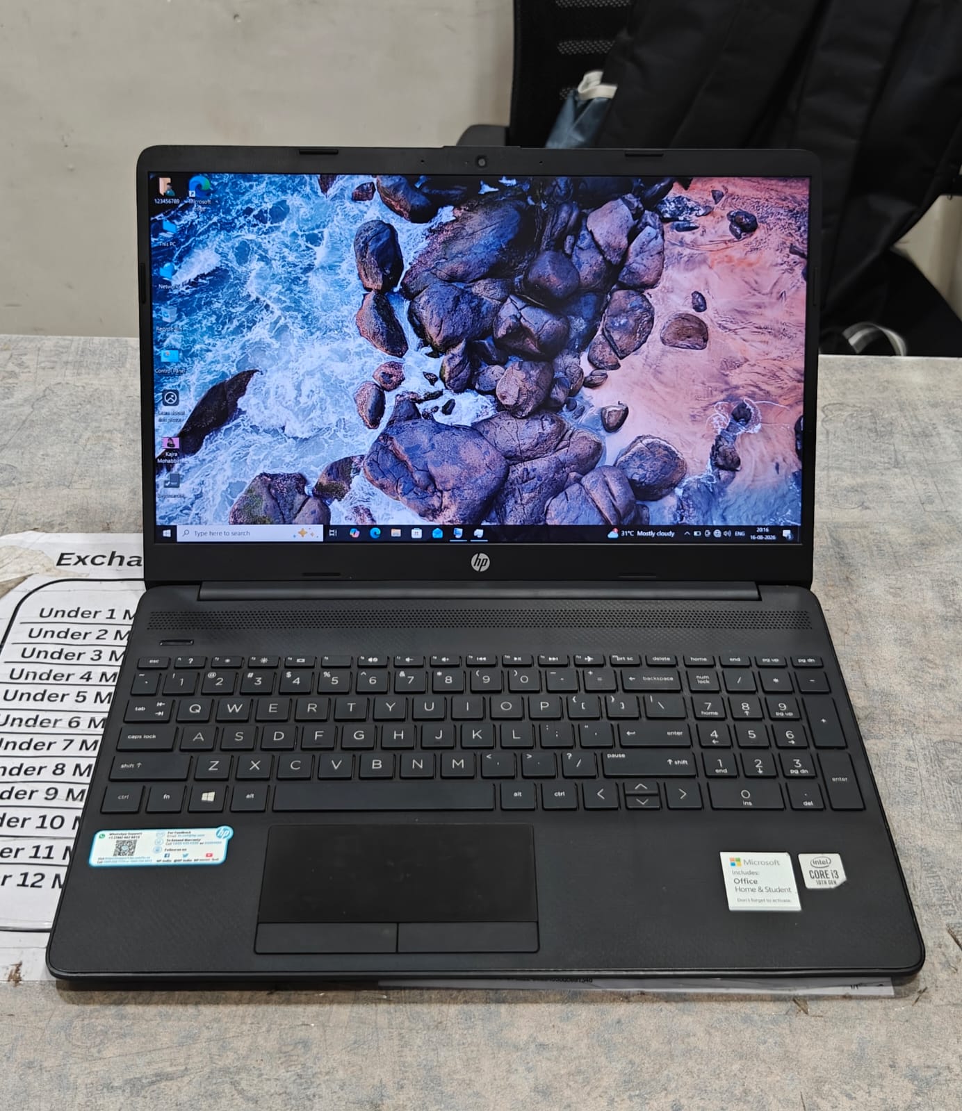 HP Laptop 15s-du2xxx refubrished laptop
