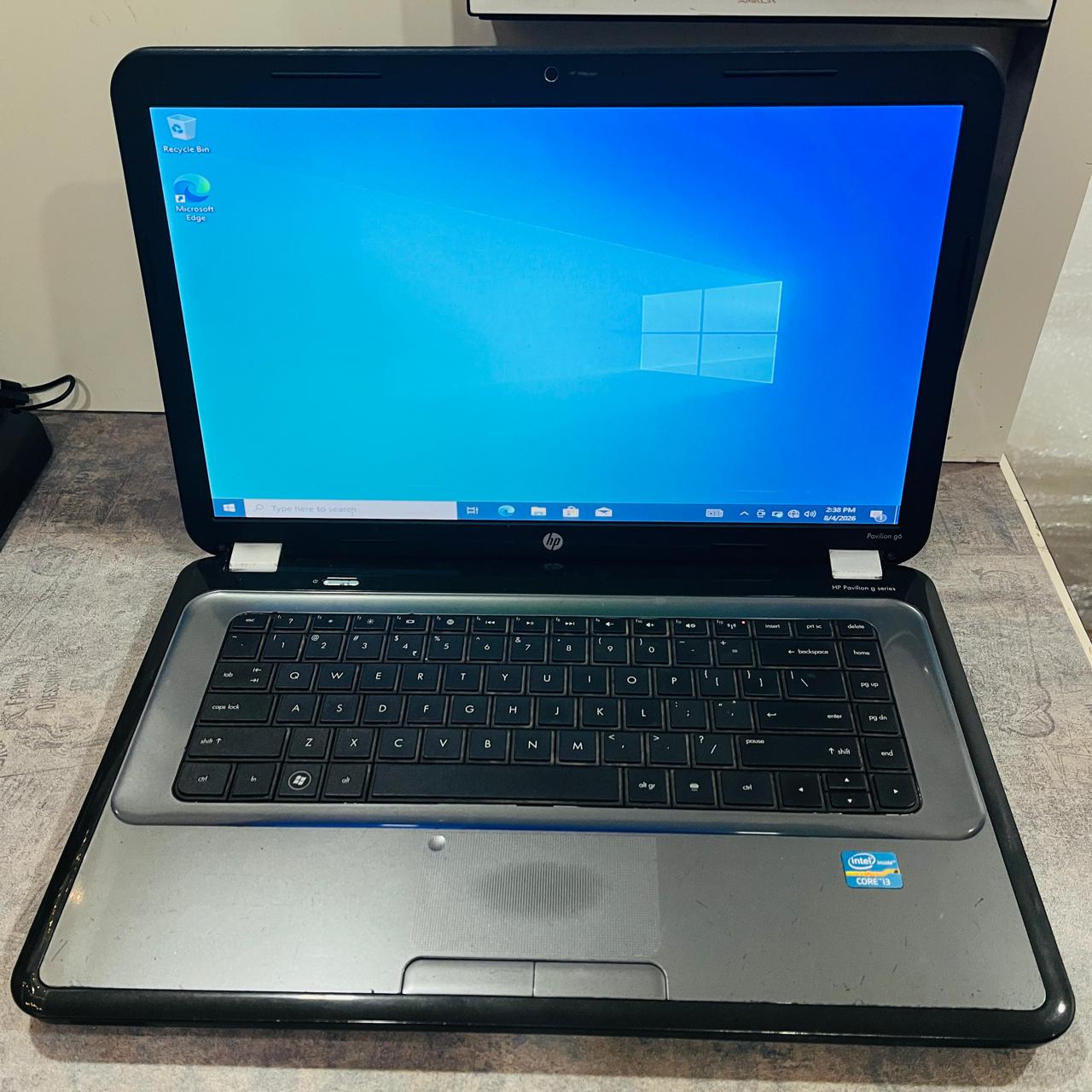 HP Pavilion g6 Notebook PC | Intel Core i3 2nd Gen 2350M | 6GB DDR3 RAM | 256GB SSD | used laptop