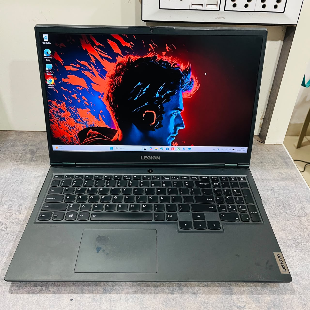 Lenovo 82AU | Intel Core i5 10th Gen 10300H | 16GB DDR4 RAM | 512GB NVMe SSD | NVIDIA Geforce GTX 1650  4GB Dedicated + 7.9GB Shared Graphics = Total 11.9GB GPU | Used Laptop